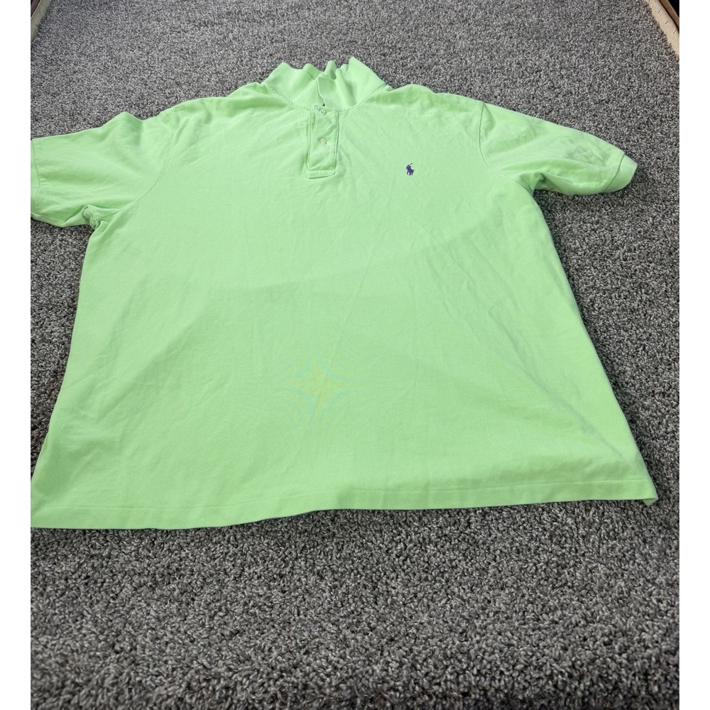 Polo Ralph Lauren Short Sleeve Polo Shirt Men's Size 2XB Green